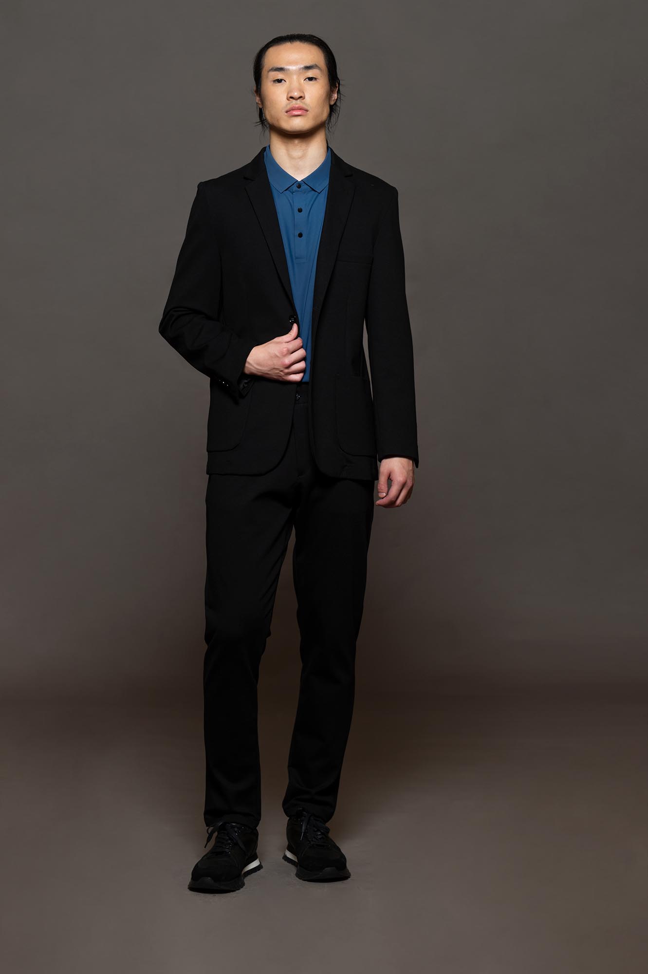 8015NE - SACO RISTRETTO NEGRO